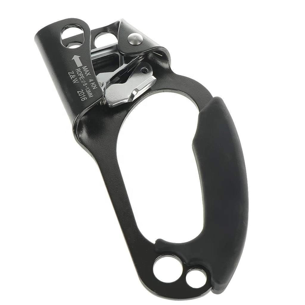 ANTMAX Alloy Mountaineering Rock Rappelling Gear Equipment Right Hand Climbing Hand Ascender for Arborist Tree Climber Rigging