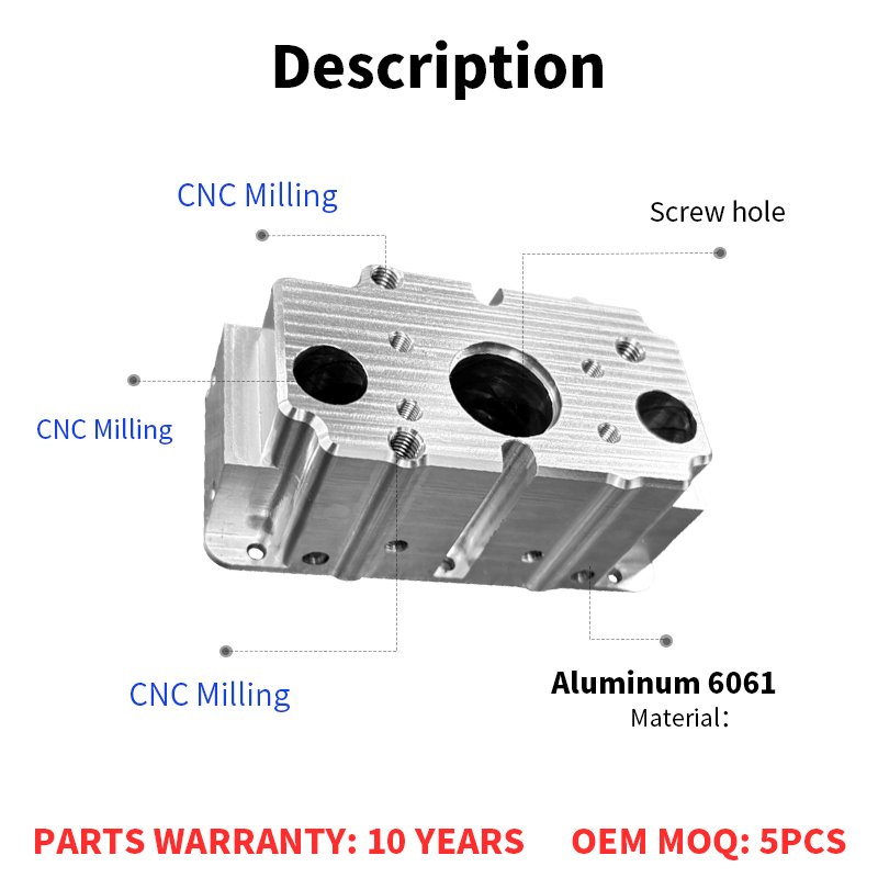 Winnow Aluminum Cnc Custom Machining Services Turning Engines Part Product Manufactur for Medical Equipment