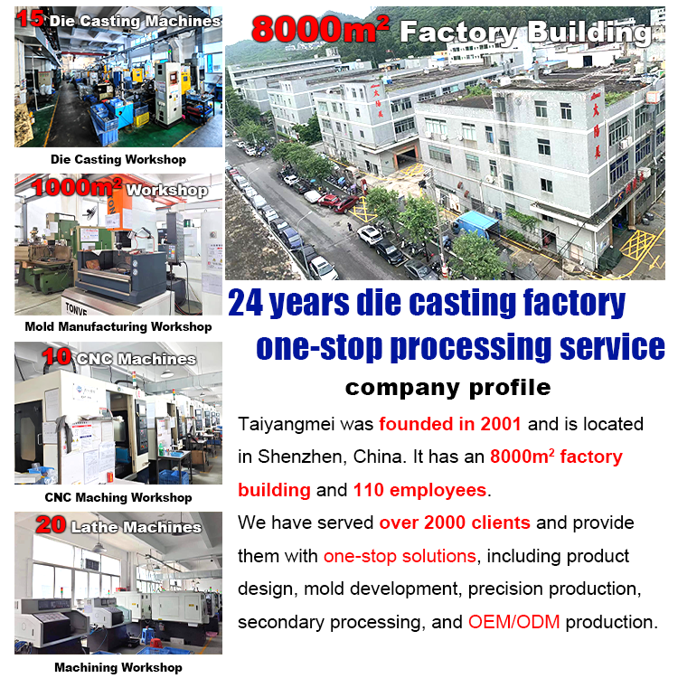 Professional Factory Manufacturer ADC12 A380 Aluminum Die Casting Products Custom Aluminum Die Casting Part Service