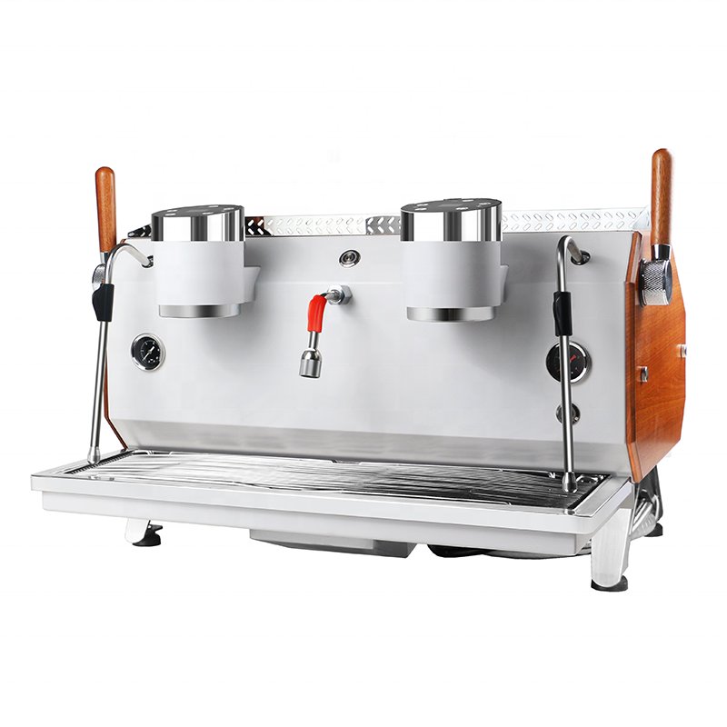 Commercial Espresso Machine 12L Electric Coffee Maker Semi-Auto Double Group Coffee Machine
