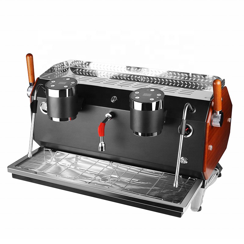 Commercial Espresso Machine 12L Electric Coffee Maker Semi-Auto Double Group Coffee Machine