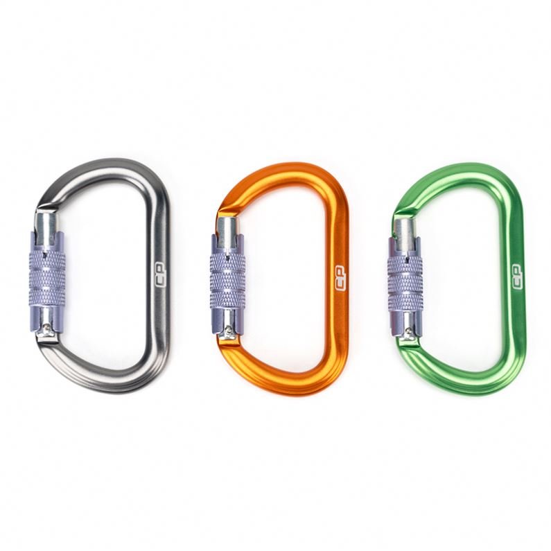 7075 Aluminum Mini Carabiner 12kN Top Quality O Shape Aircraft Grade Climbing Carabiner for Hammock Hanging Climbing
