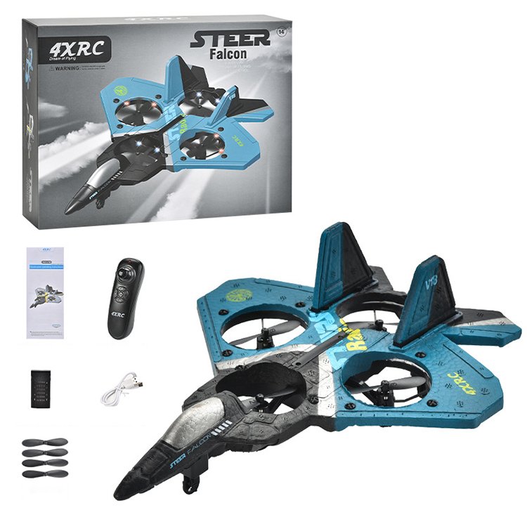 2023 hot sale Customized Logo Hot Remote Control 2.4g Fighter V18 EPP foam fighter rc aircraft plane toy