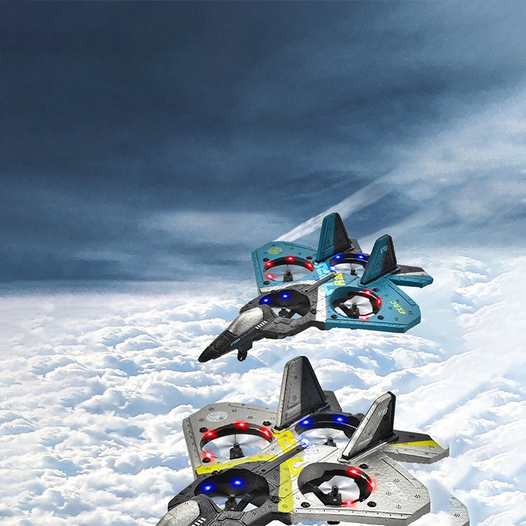 2023 hot sale Customized Logo Hot Remote Control 2.4g Fighter V18 EPP foam fighter rc aircraft plane toy