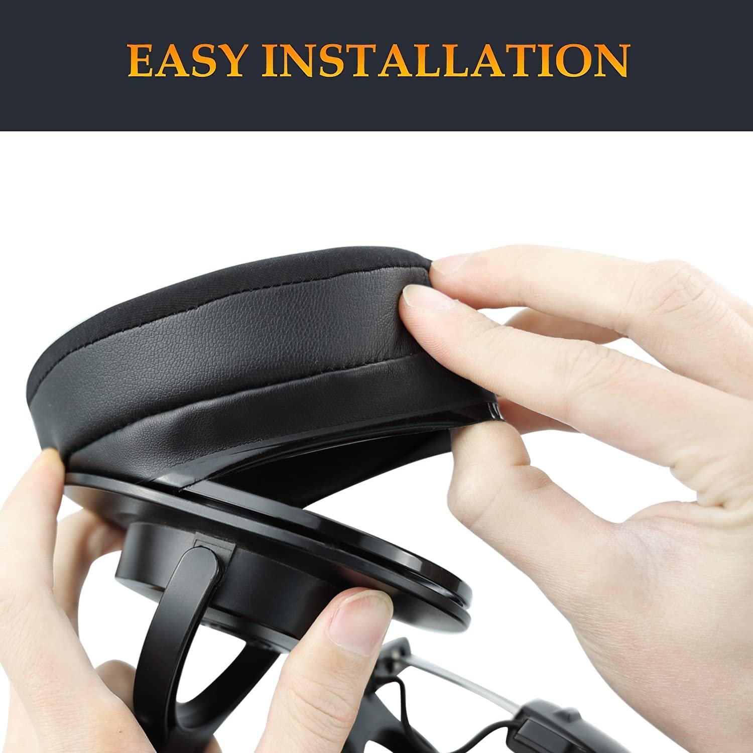 Suitable for Audio-Technica Cooling Gel Replacement Ear Cushions ATH M50X/M40X, HyperX Cloud/Alpha, SteelSeries Arctis