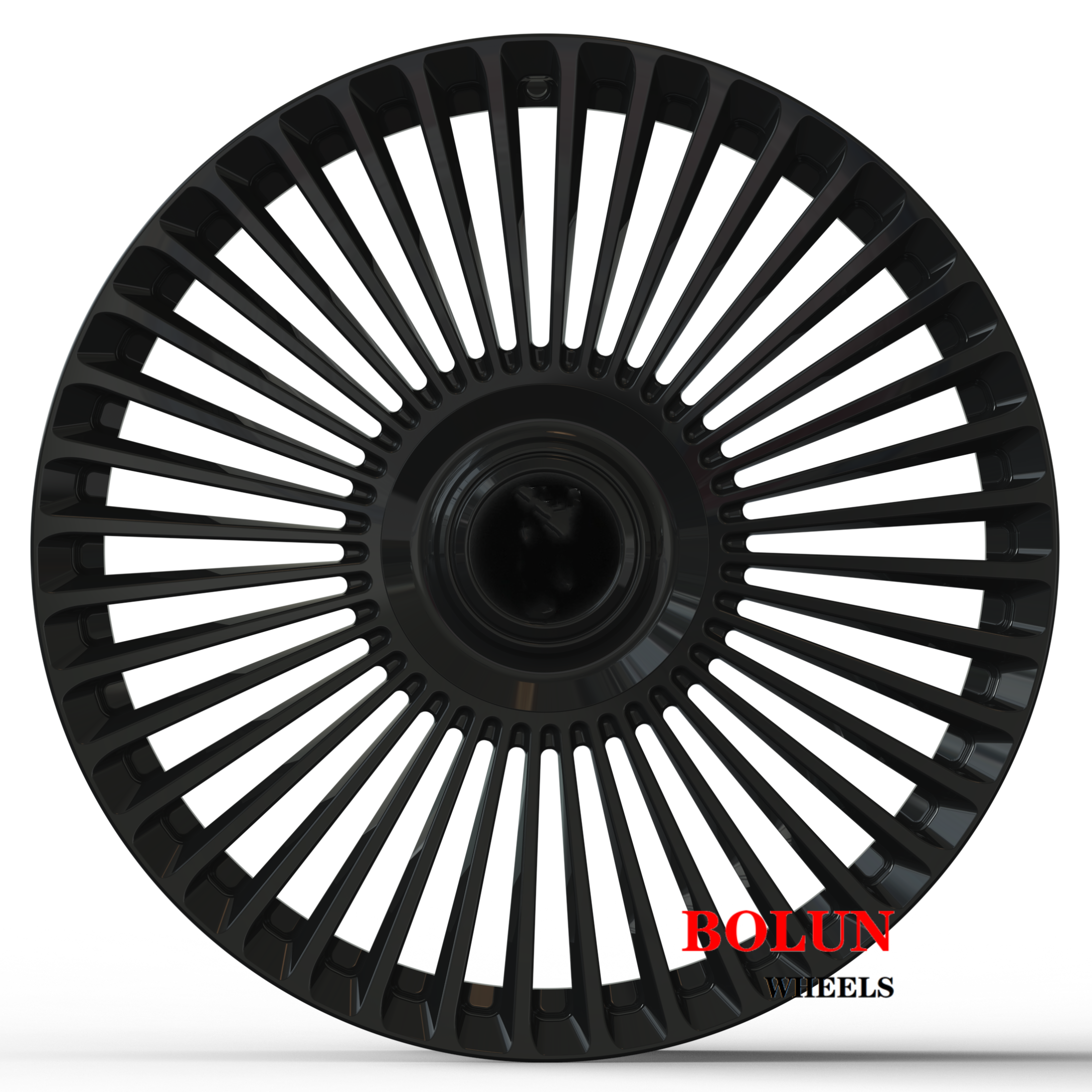 Custom Multi Spoke 5x130 5x120 Customized Color Gloss Black Forged Alloy Wheels for Land Rover benz Rolls Royce Hongqi E-hs9