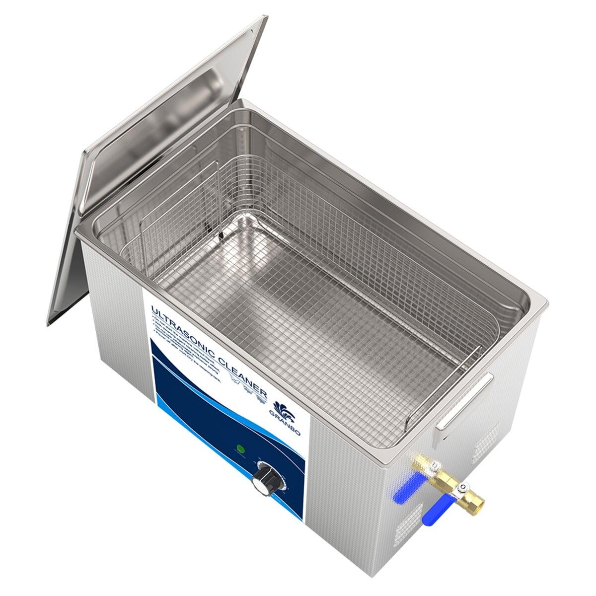 GRANBOSONIC 30L 600W 40khz Ultrasonic Cleaner Large Size Industrial Machine Lab Aviation Electronics Optical