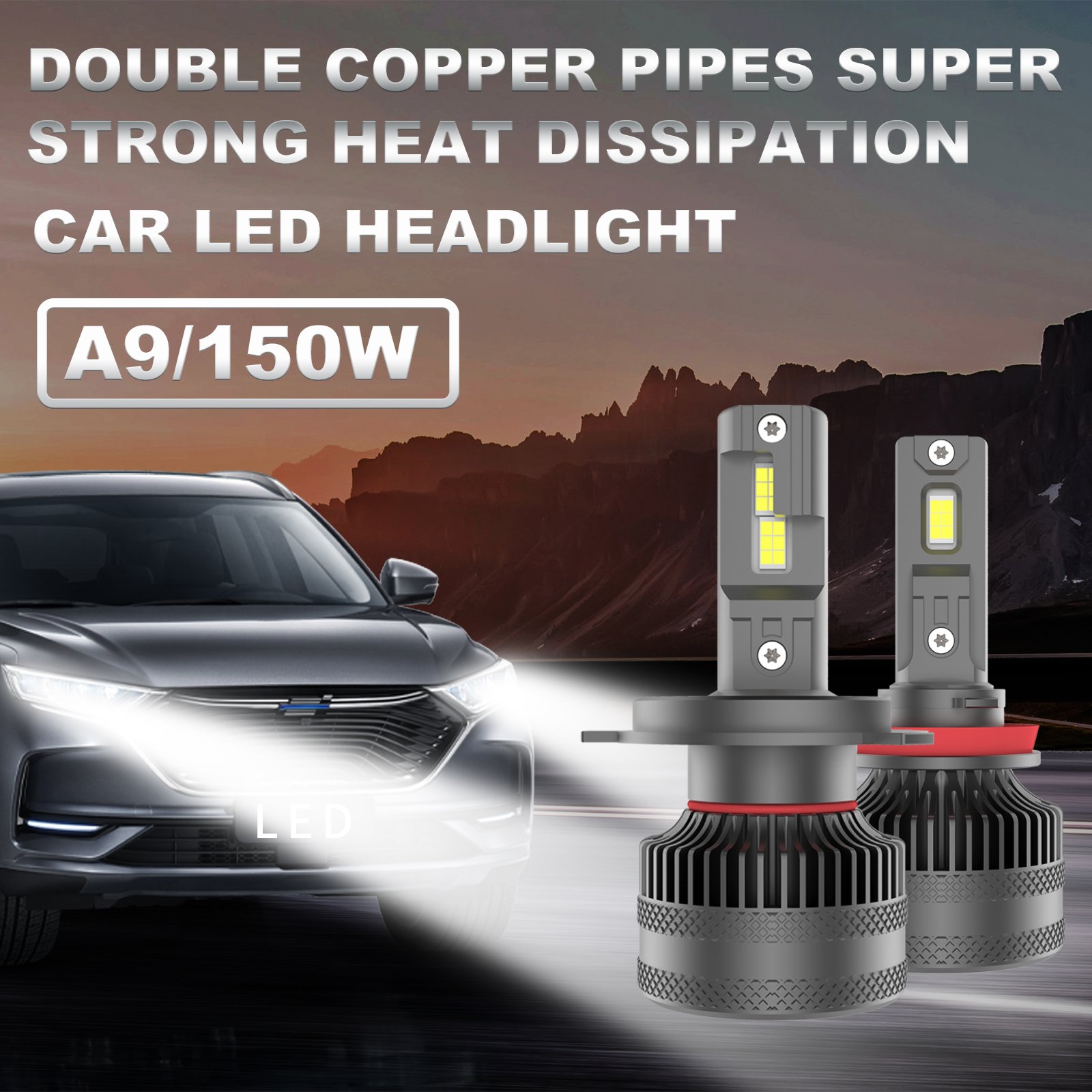 Factory Wholesale Led Headlights 65W 6000k 12v Led Lights for Car H4 H7 H11 H13 9005 HB4 Car Accessories Led Car Bulbs