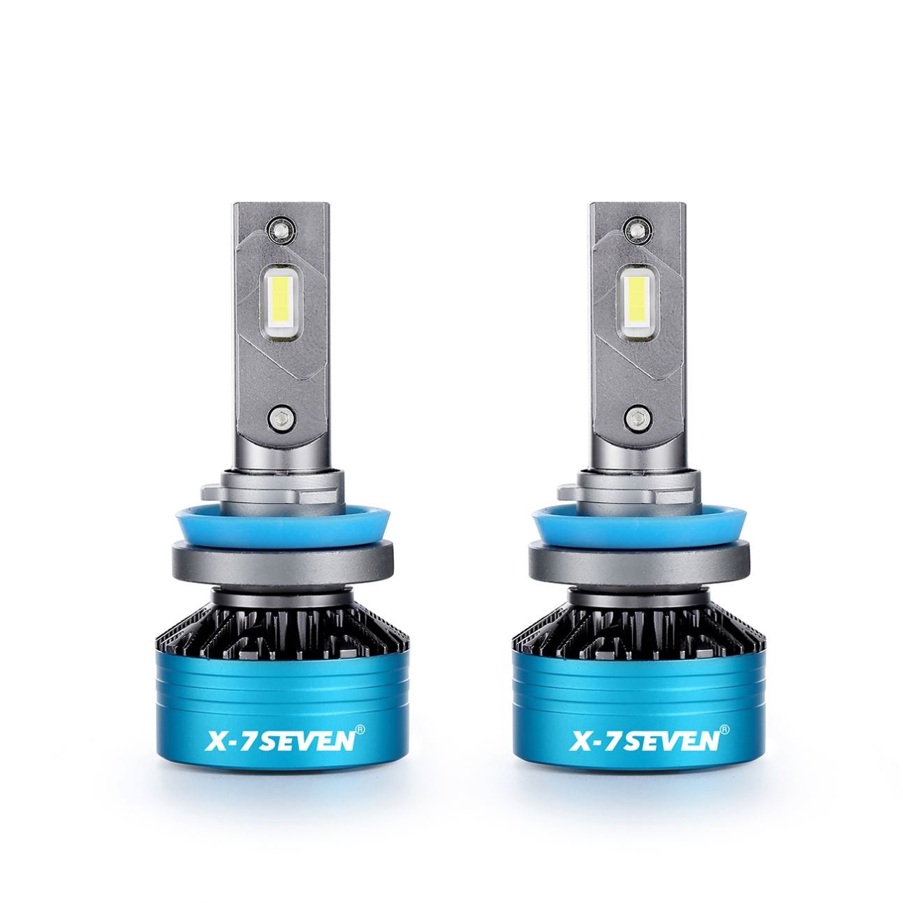 X-7SEVEN Super Bright X-Apollo 3500k H1 H7 H11 9005 9006 9012 Single Beam 120W 12000 Lumen Led Headlight Bulb for Cars