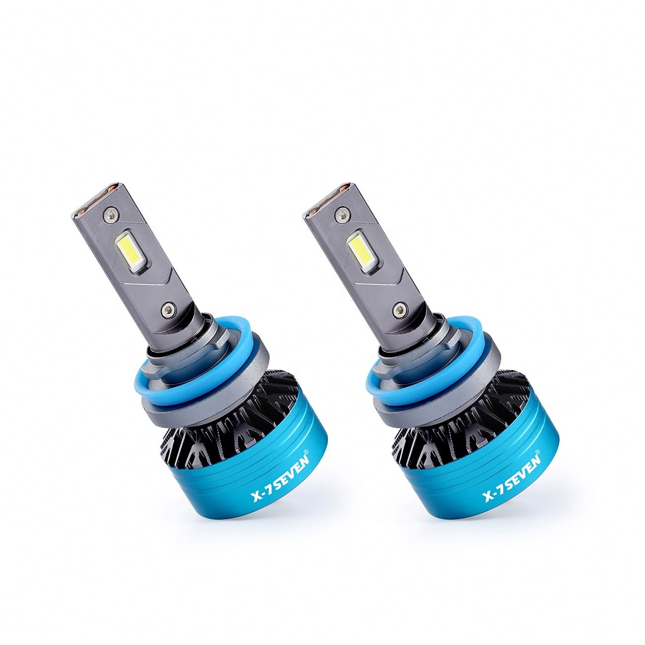 X-7SEVEN Super Bright X-Apollo 3500k H1 H7 H11 9005 9006 9012 Single Beam 120W 12000 Lumen Led Headlight Bulb for Cars