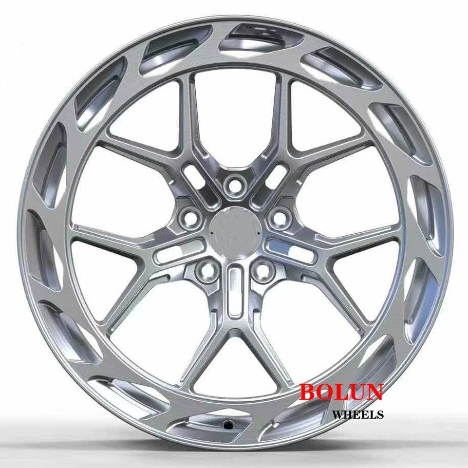 Custom Aluminum Silver Finish Passenger Car Rims 5x120 5x114.3 5x112 4x4 Suv Forged Rim Wheels Hubs for Aveo audi A6 Kia bmw