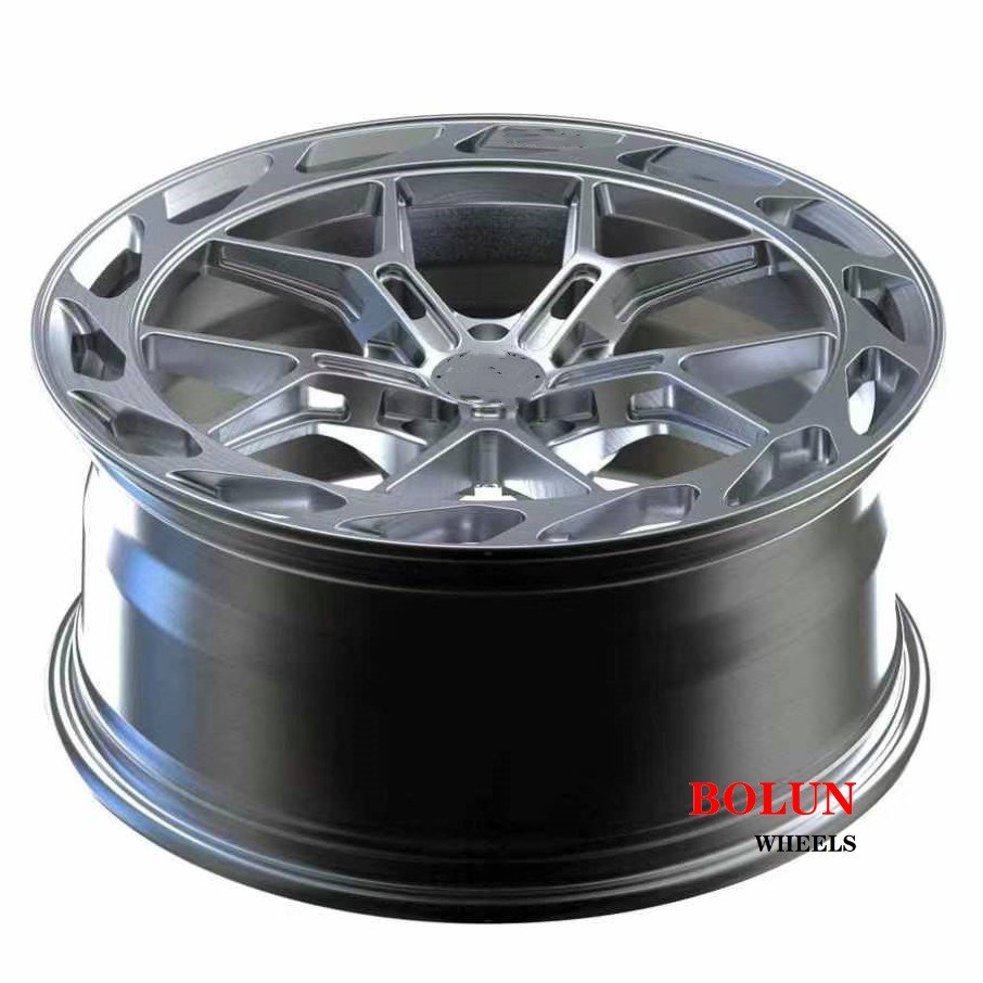 Custom Aluminum Silver Finish Passenger Car Rims 5x120 5x114.3 5x112 4x4 Suv Forged Rim Wheels Hubs for Aveo audi A6 Kia bmw