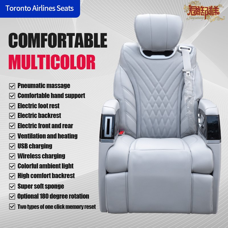 Aviation Seat Car Seat Benz Vito V220 V250d V300 Sprinter V-class Upgrade Adjustable Electric Ventilation Luxury Car Vip Seats