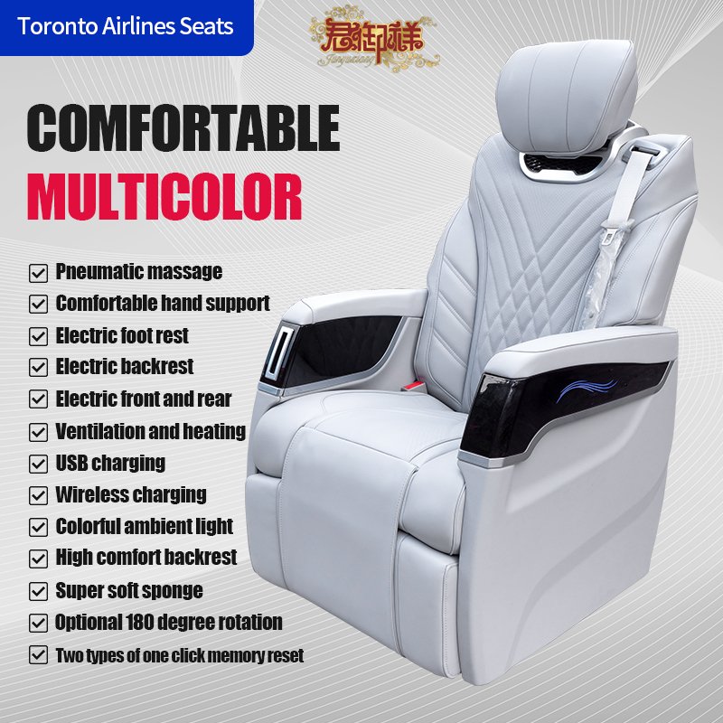 Aviation Seat Car Seat Benz Vito V220 V250d V300 Sprinter V-class Upgrade Adjustable Electric Ventilation Luxury Car Vip Seats