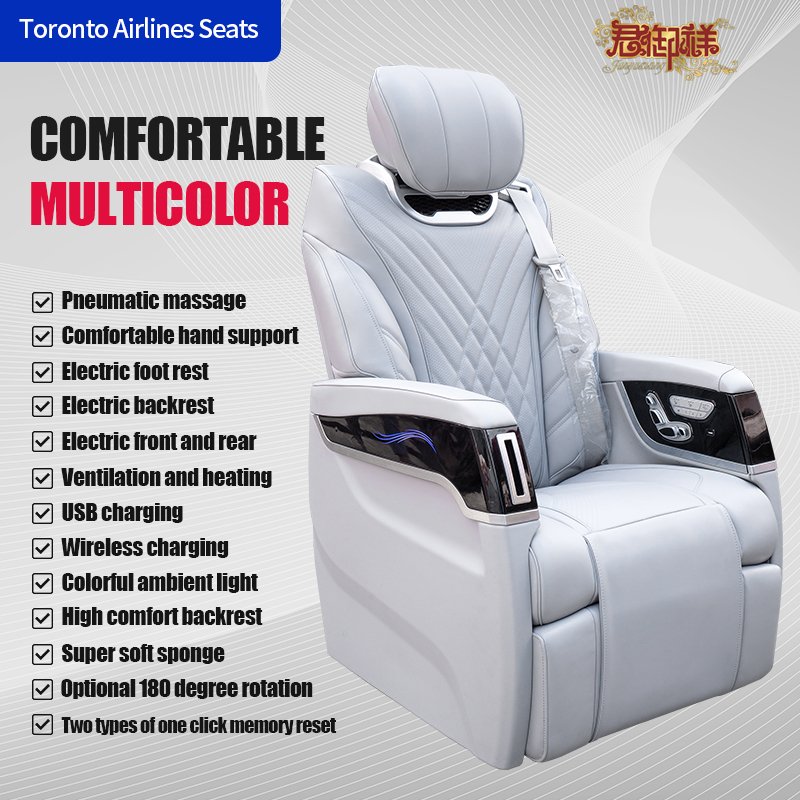Aviation Seat Car Seat Benz Vito V220 V250d V300 Sprinter V-class Upgrade Adjustable Electric Ventilation Luxury Car Vip Seats