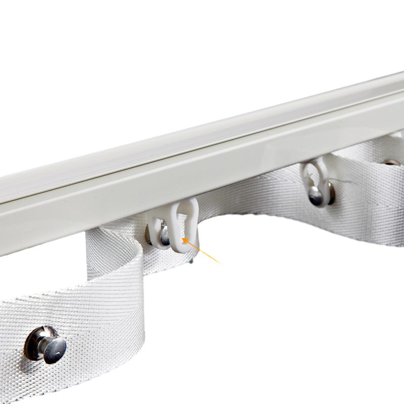 14.5 Spacing S-Wave Curtain Tape 3cm Wide Ripple Fold Wave on Bendable Flexible Track Rail 5m Metal Material