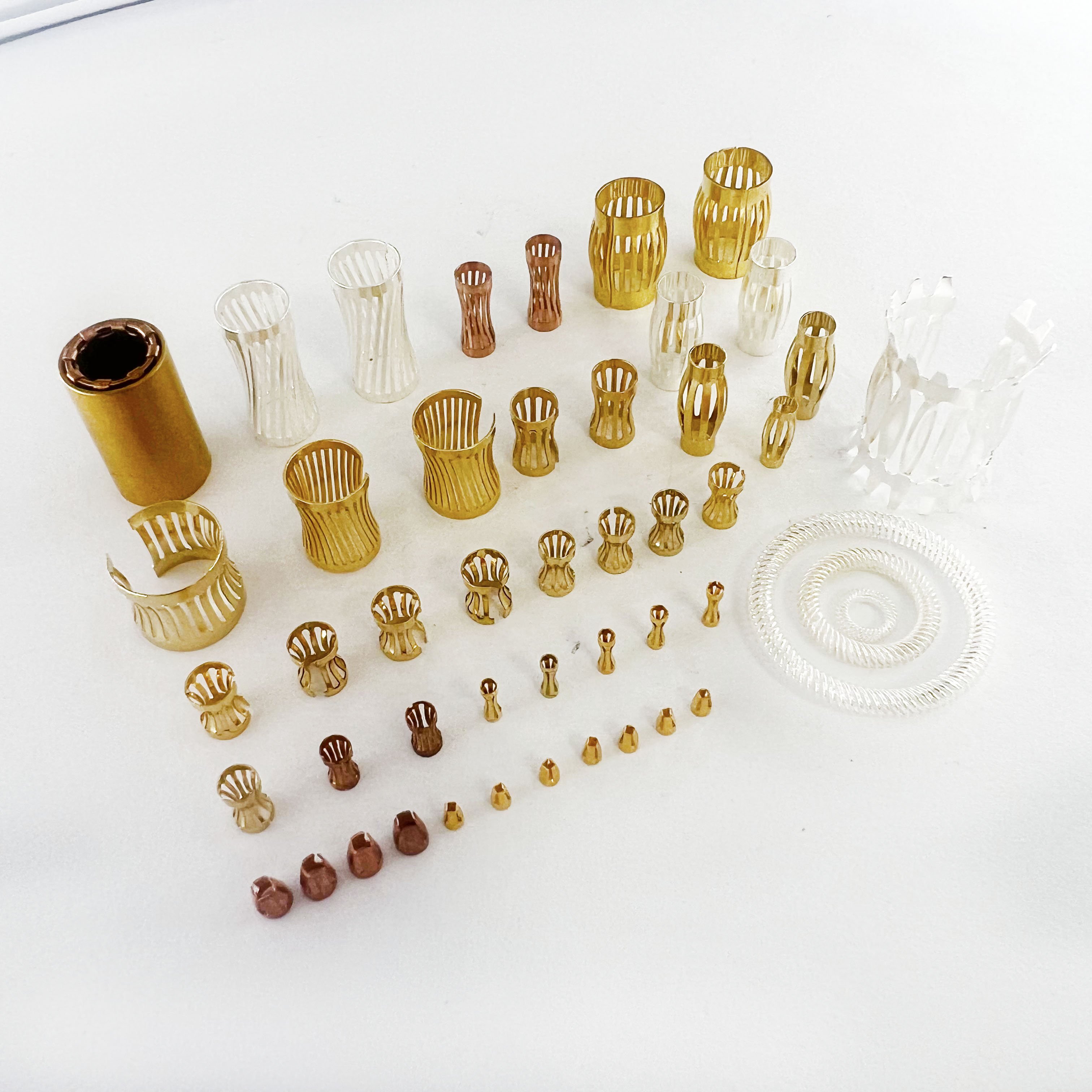 Manufacturers make high-current conductive spring connector accessories banana crown spring drum spring conductive