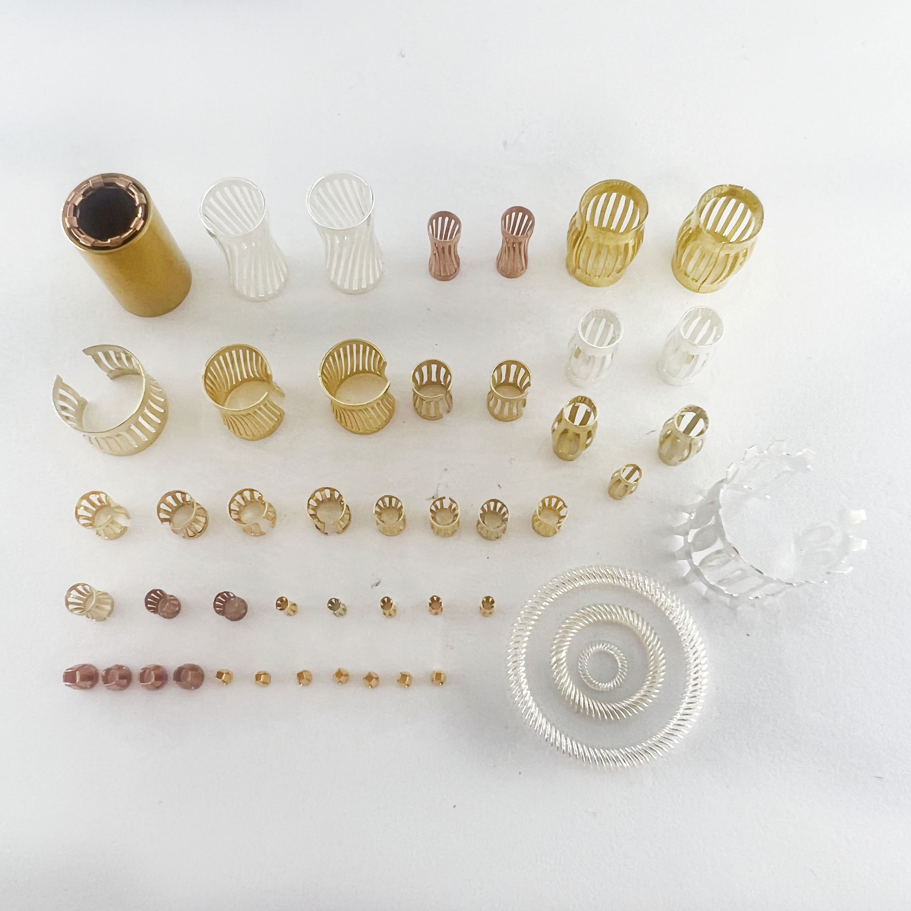 Manufacturers make high-current conductive spring connector accessories banana crown spring drum spring conductive