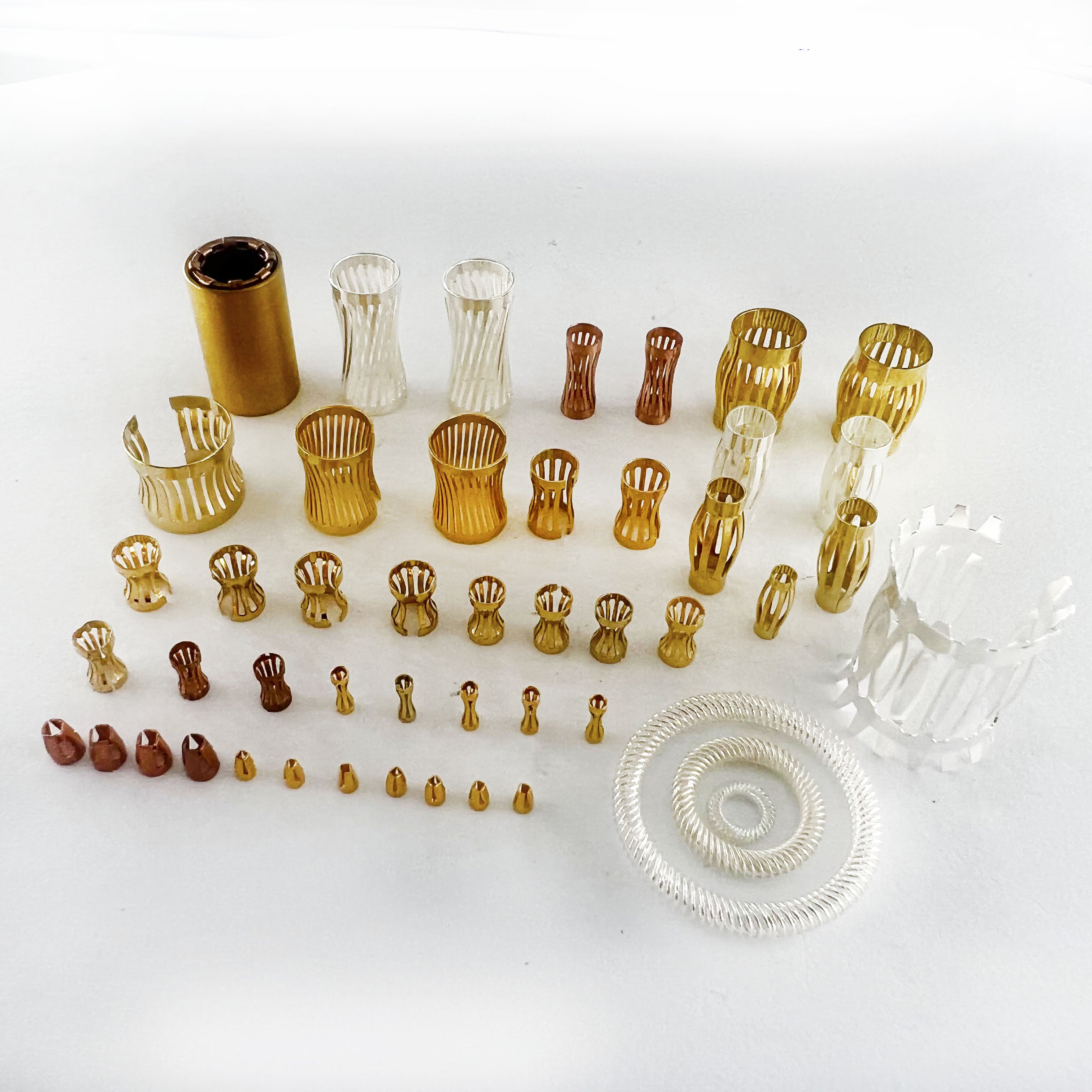 Manufacturers make high-current conductive spring connector accessories banana crown spring drum spring conductive