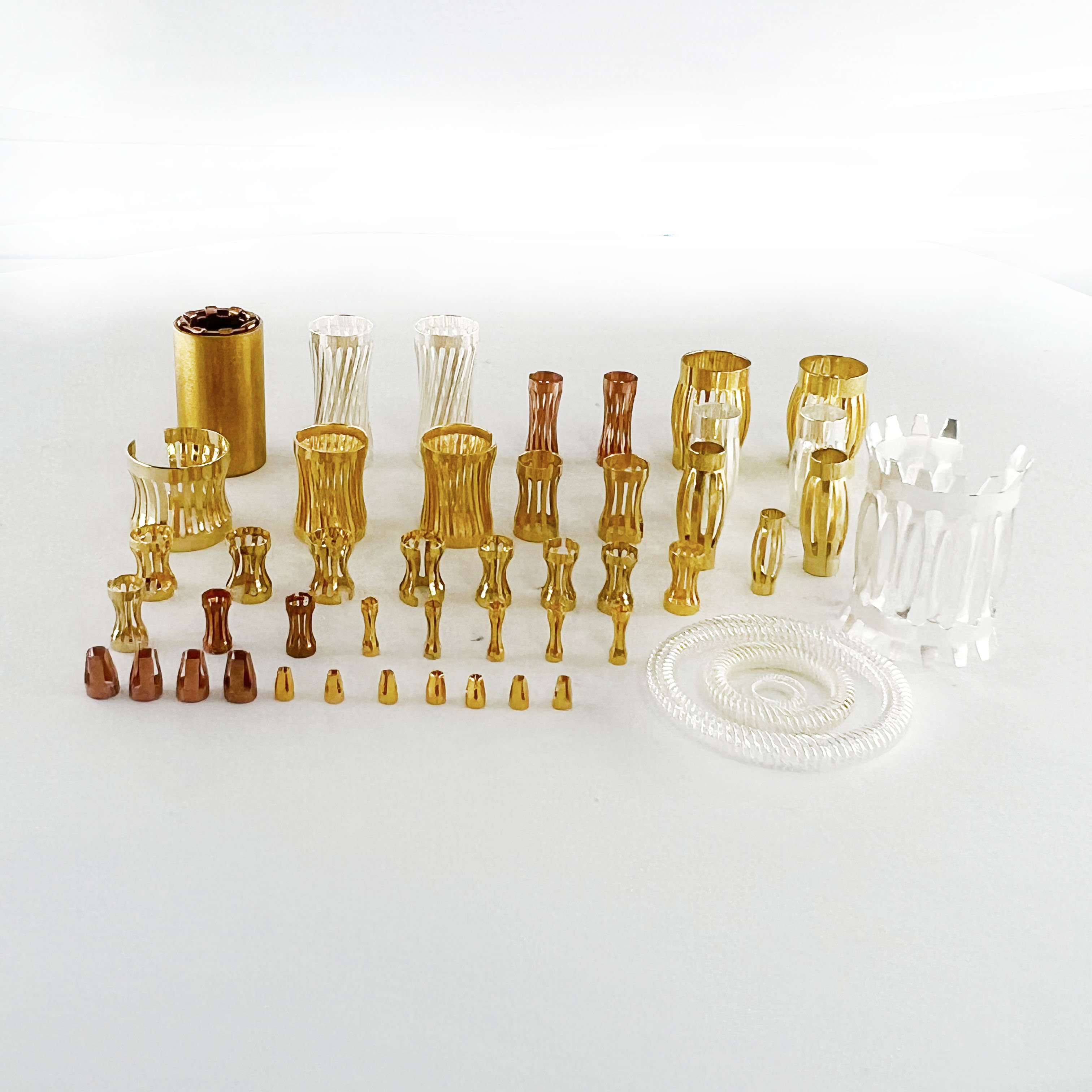 Manufacturers make high-current conductive spring connector accessories banana crown spring drum spring conductive