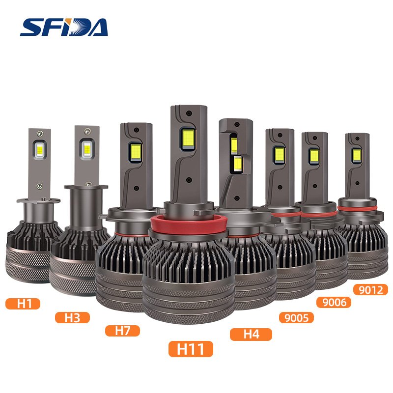 High Power Auto Accessories 130W Three Copper Tubes 4575 Led Chips Headlamp H4 H7 H11 Car Led Headlight Bulb
