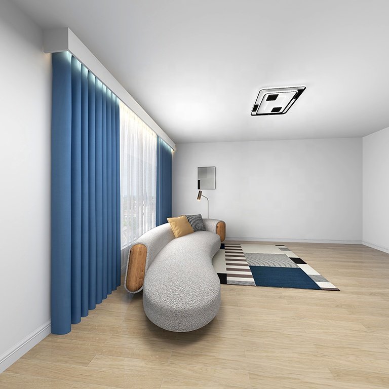 Good Quality Ceiling Wall Mounted Curtain Rail Aluminum Curtain Dustproof Pelmet Box for Home