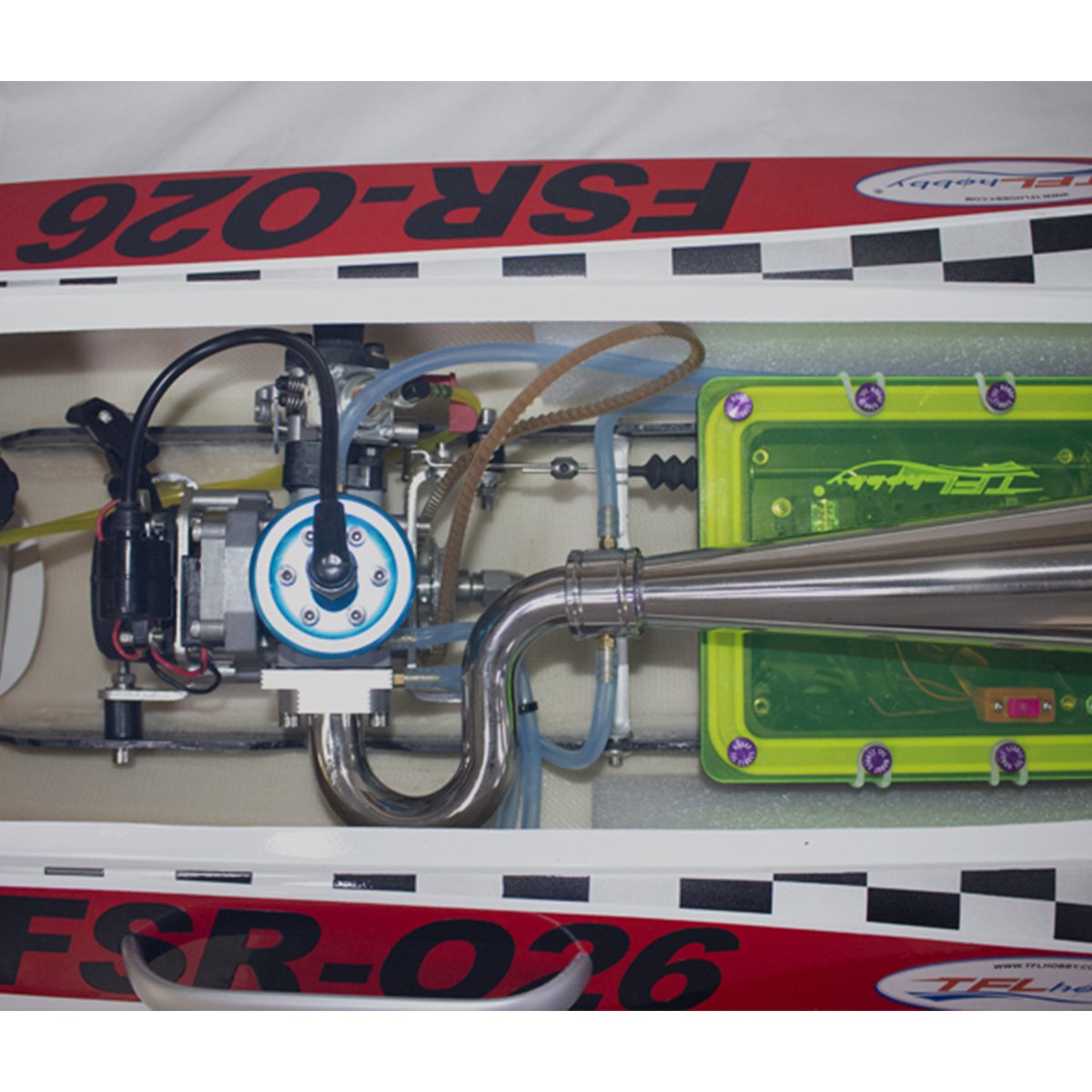 TFL 1307 Blade Race O Boat Fiberglass 30CC Gas Racing Boat