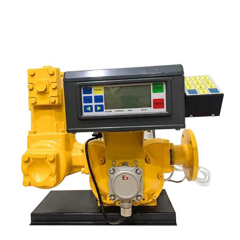 M50Q Smart Electronic Pipeline Flow Meter Stainless Steel Industry Fuel Meter for Aviation Gasoline and Jet Fuels