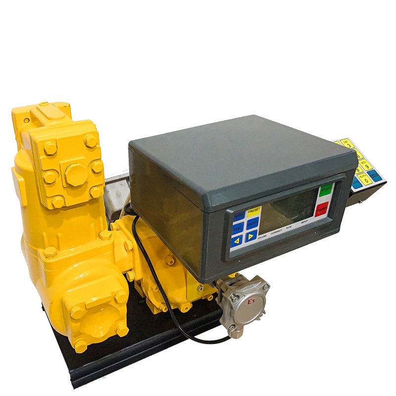 M50Q Smart Electronic Pipeline Flow Meter Stainless Steel Industry Fuel Meter for Aviation Gasoline and Jet Fuels