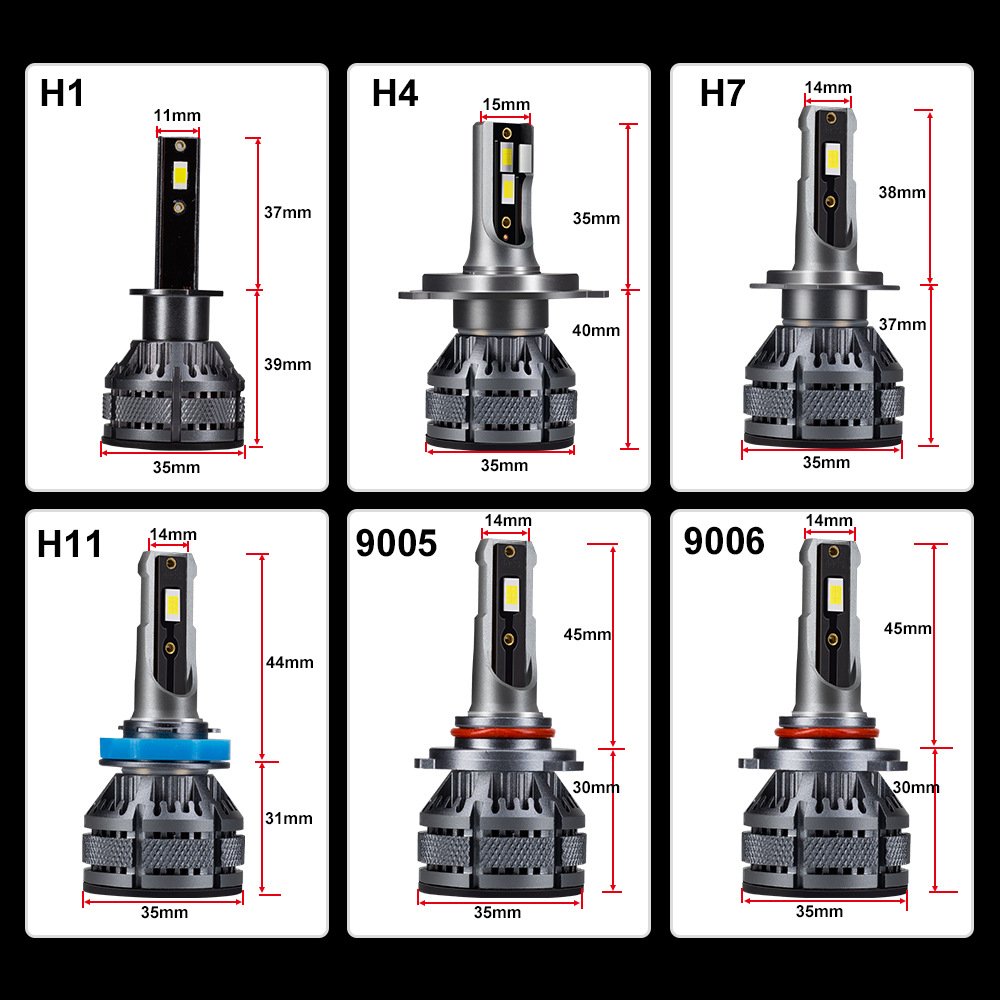 140W Car Light Bulb H11 H7 Led 9006 Auto Accessories 360 12V CSP 3570 Chip Luces Focos Kit 9005 H4 Led Headlights 40000Lm