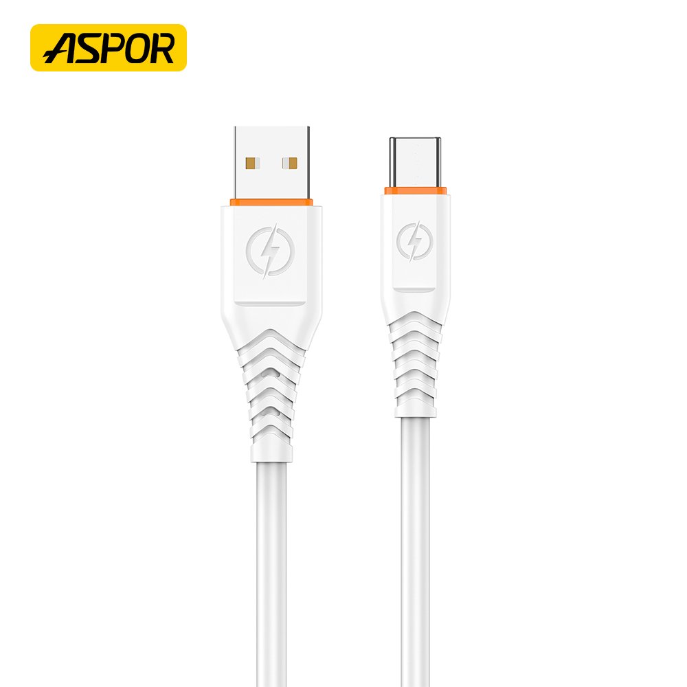 ASPOR A125 PD Type C Cable Usb Cable Commonly Used Accessories & Parts 1m 2m Micro 60W 120W 6A Fast Charging 1m Logo Customize