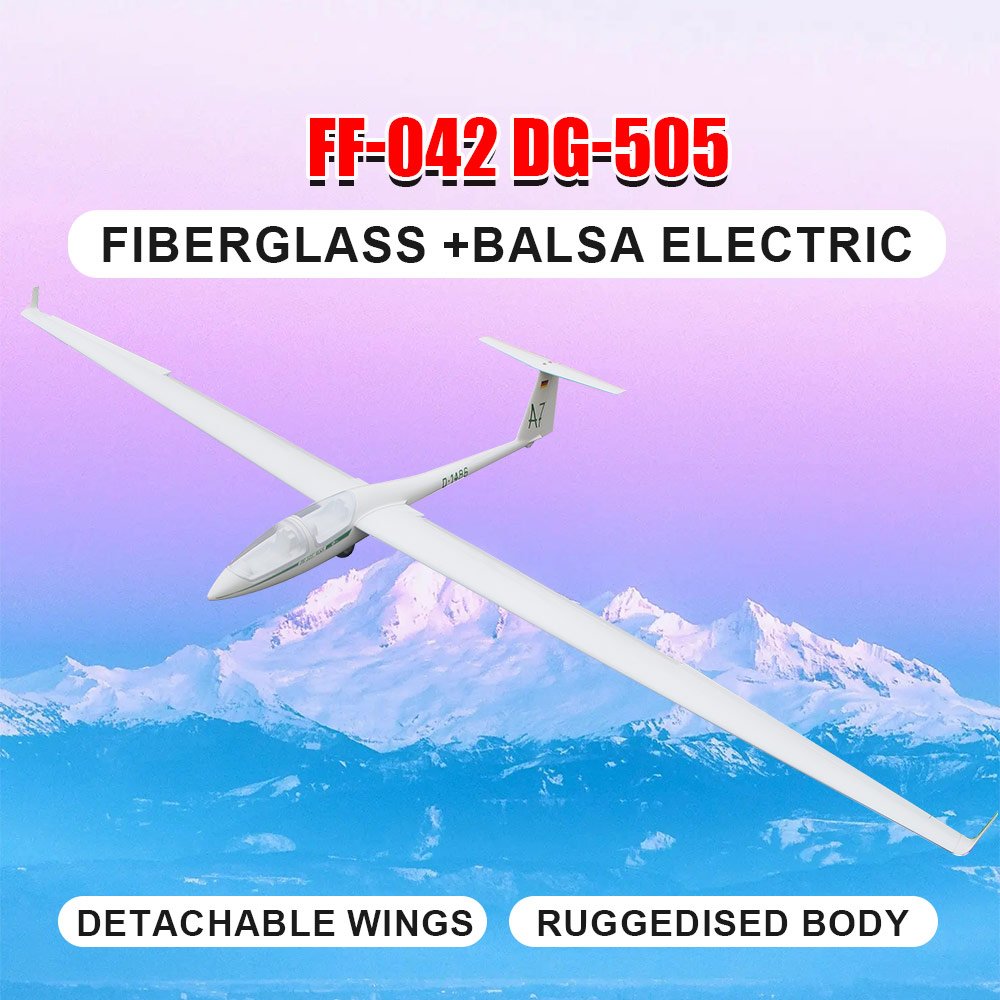 Gliding/Electric RC Plane Wingspan 4000mm w/Brake Epoxy Fuselage/Balsa Wood Wing
