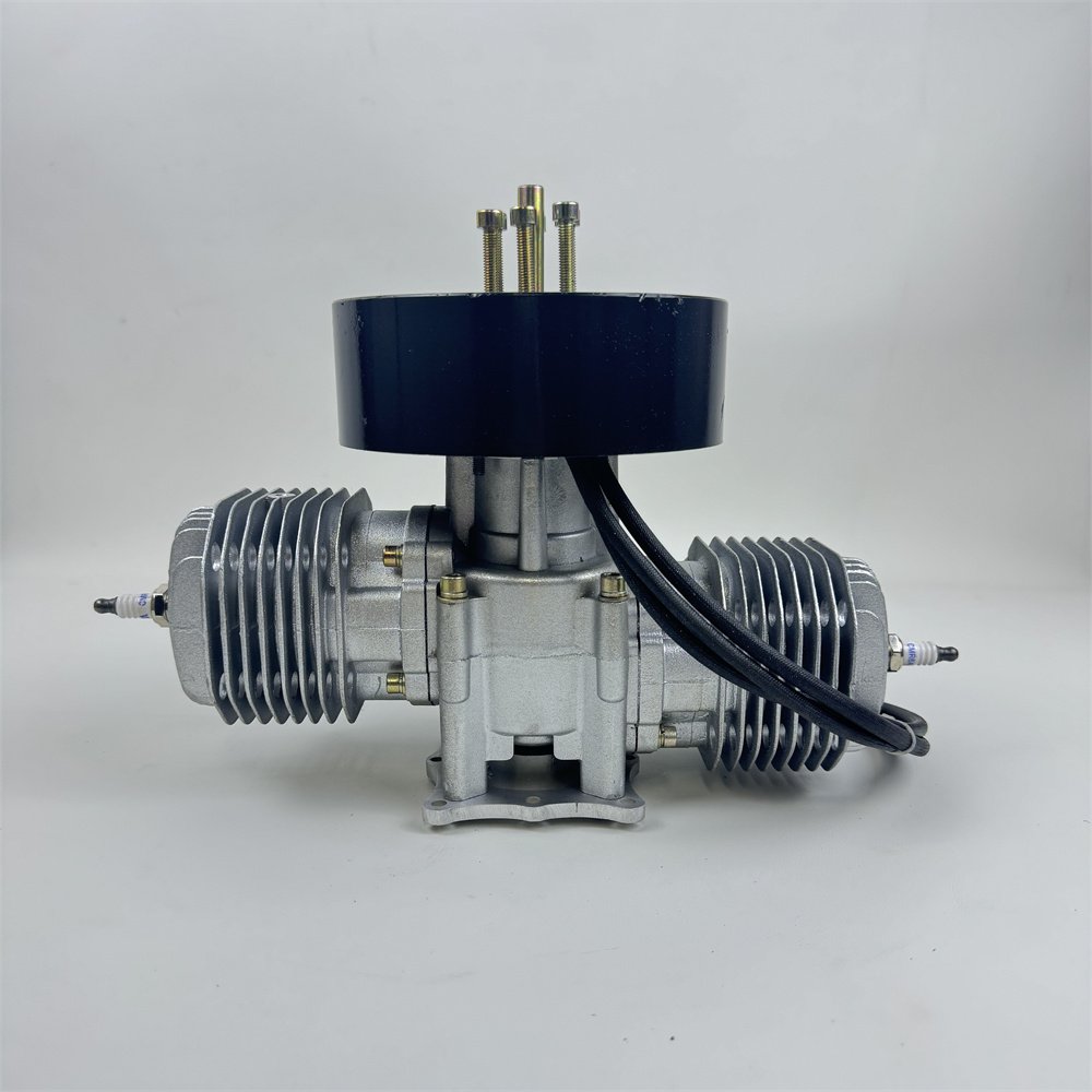 JRDT170 model aircraft UAV gasoline engine twin-cylinder two-stroke with a 130W generator system and 170CC displacement