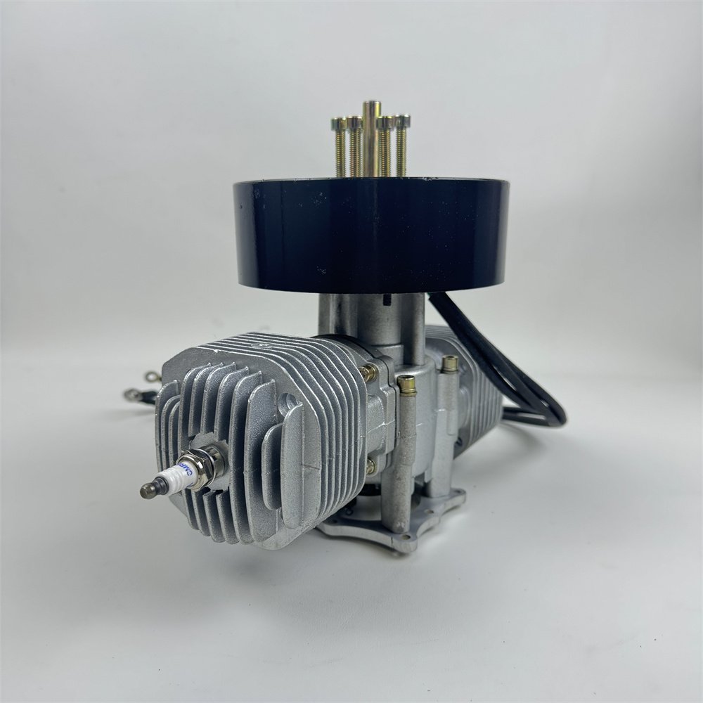 JRDT170 model aircraft UAV gasoline engine twin-cylinder two-stroke with a 130W generator system and 170CC displacement