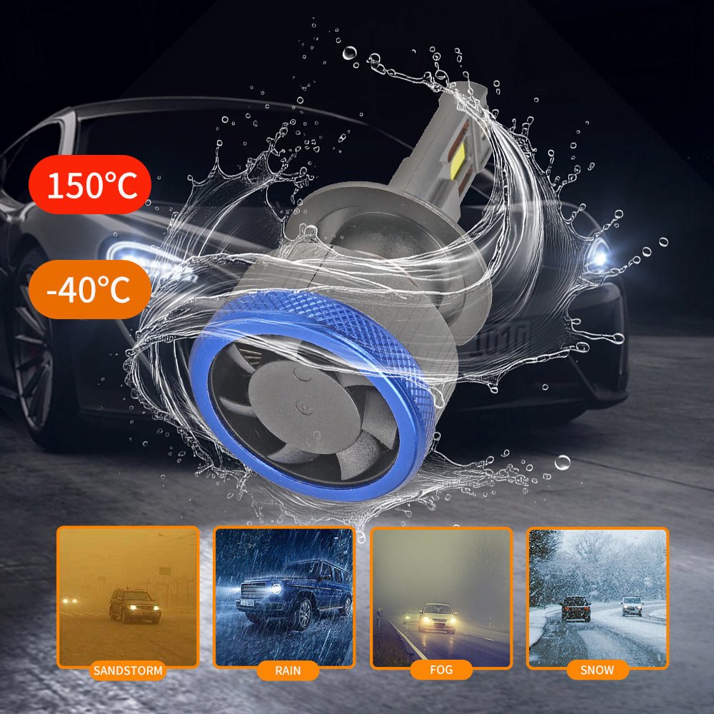 IP68 Full Waterproof Auto Lighting System 9005 9006 H7 H4 Led Headlight 9012 H13 H11 Kit Car Lights H7 H4 Led Headlight for Car