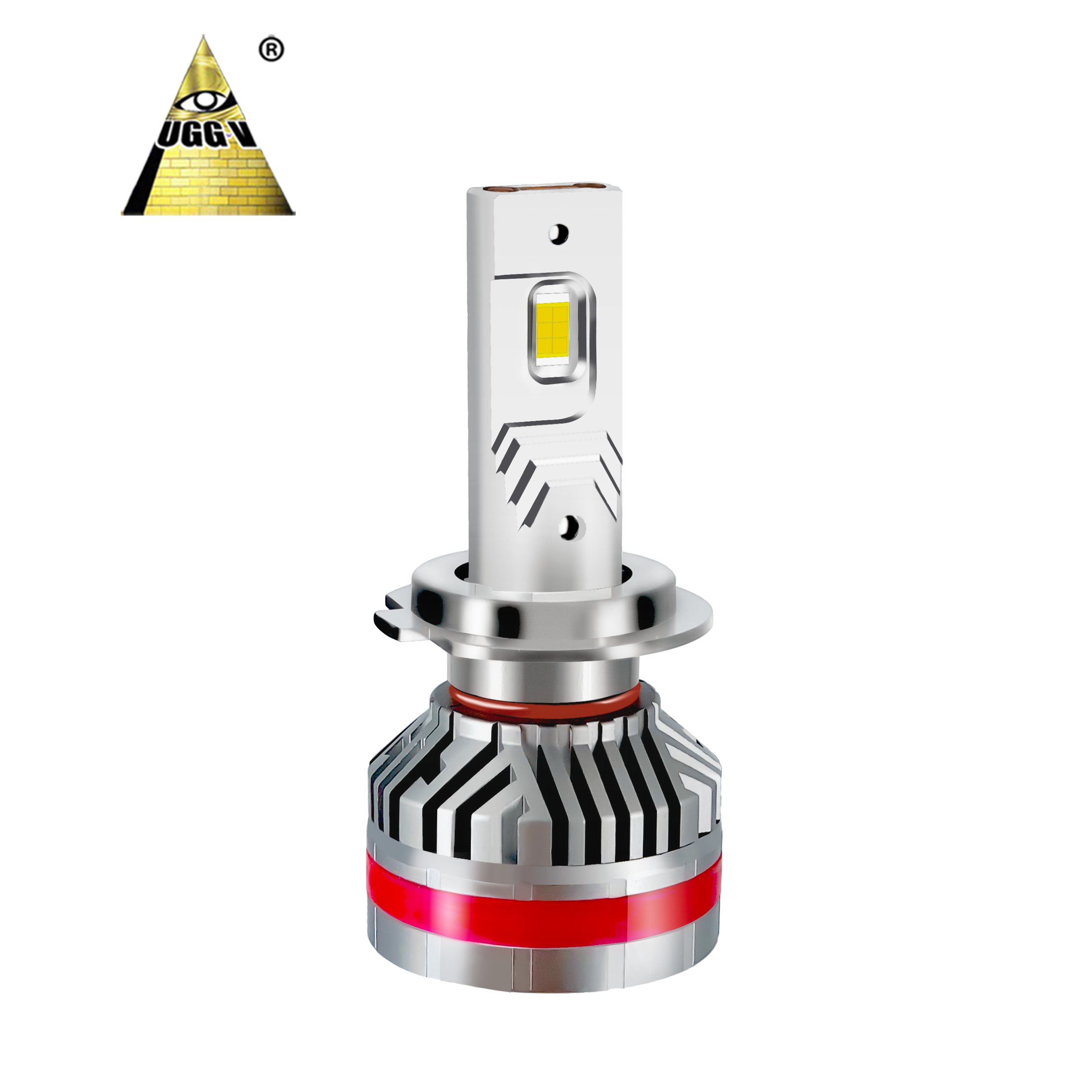 EV H1 LED Fog Lights 22000LM Auto Lamp with 3570CSP Chip Luminous Front and Rear Headlights 60W/80W 12V Universal Car 15 Months
