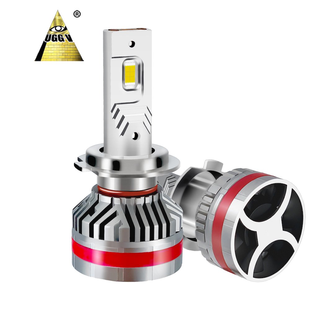EV H1 LED Fog Lights 22000LM Auto Lamp with 3570CSP Chip Luminous Front and Rear Headlights 60W/80W 12V Universal Car 15 Months
