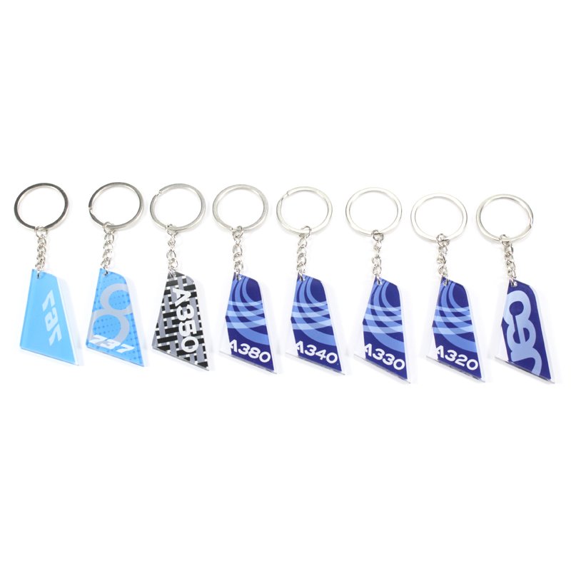 Custom Airplane Tail Keychain, Boeing-Themed Pilot Gift, Aviation Logbook Accessory for Flight Lovers