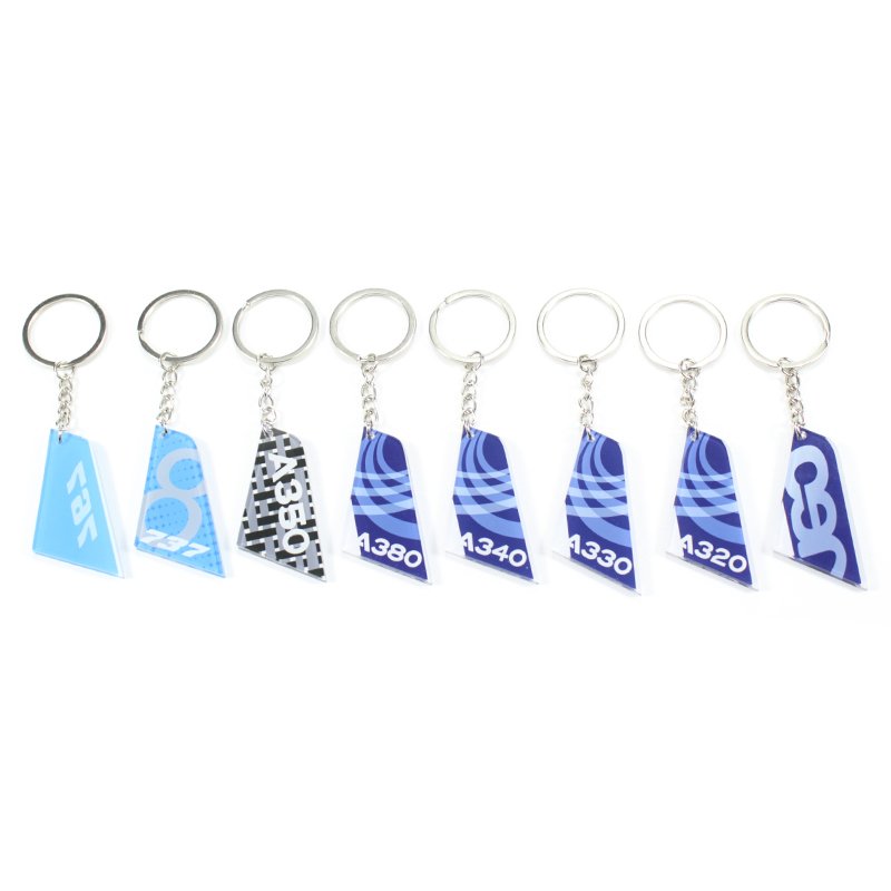 Custom Airplane Tail Keychain, Boeing-Themed Pilot Gift, Aviation Logbook Accessory for Flight Lovers