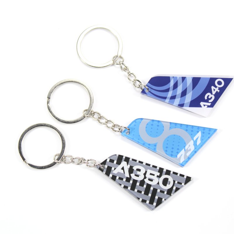 Custom Airplane Tail Keychain, Boeing-Themed Pilot Gift, Aviation Logbook Accessory for Flight Lovers