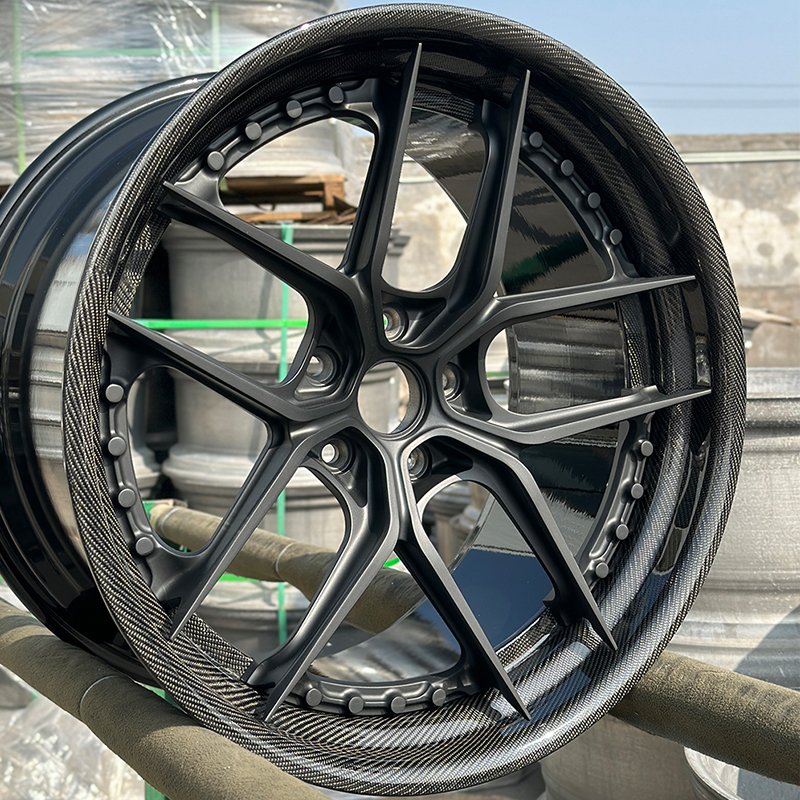 SMARTRUN Forged Wheels 2 Piece Aluminum Alloy Rims 20 21 22 Inch Custom Carbon Fiber Wheels for Car Wheels