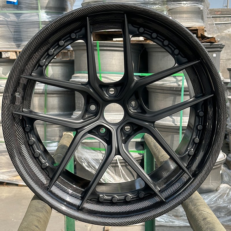SMARTRUN Forged Wheels 2 Piece Aluminum Alloy Rims 20 21 22 Inch Custom Carbon Fiber Wheels for Car Wheels