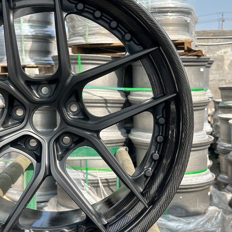 SMARTRUN Forged Wheels 2 Piece Aluminum Alloy Rims 20 21 22 Inch Custom Carbon Fiber Wheels for Car Wheels