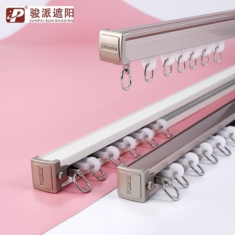 Wholesale Heavy-Duty 6m Aluminum Double Curtain Track Set for Home Blind Decoration