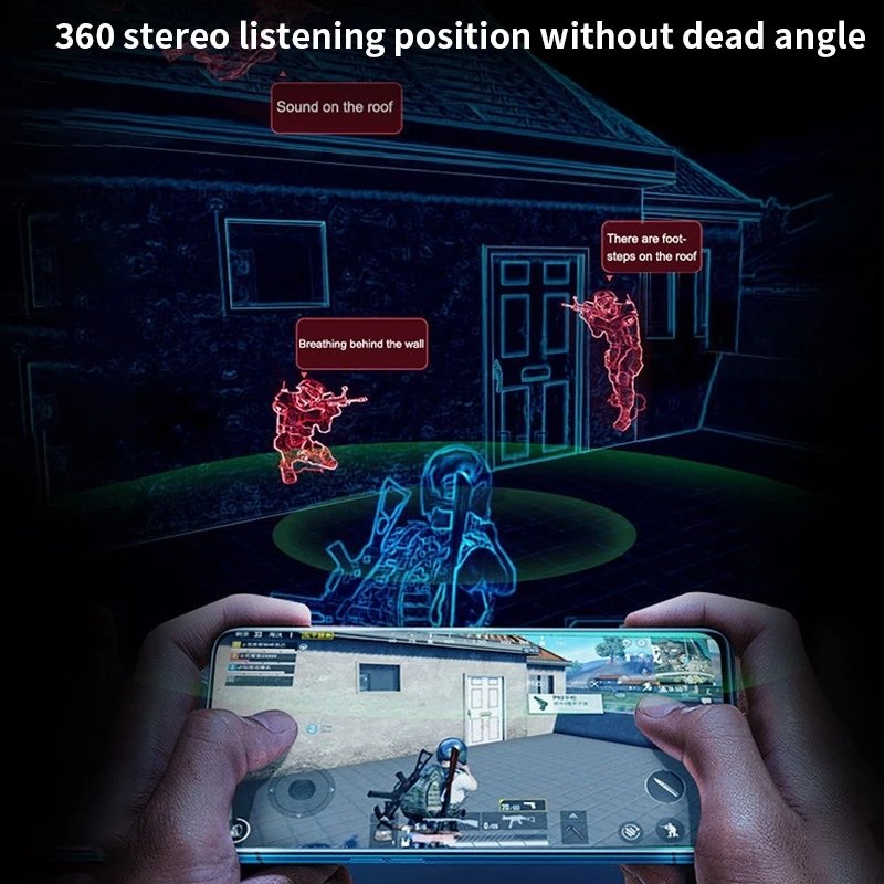 G18 Gaming Headsets TWS BT Earbuds Touch Control LED Wireless Earphones Sports Waterproof Noise Cancelling Headphones