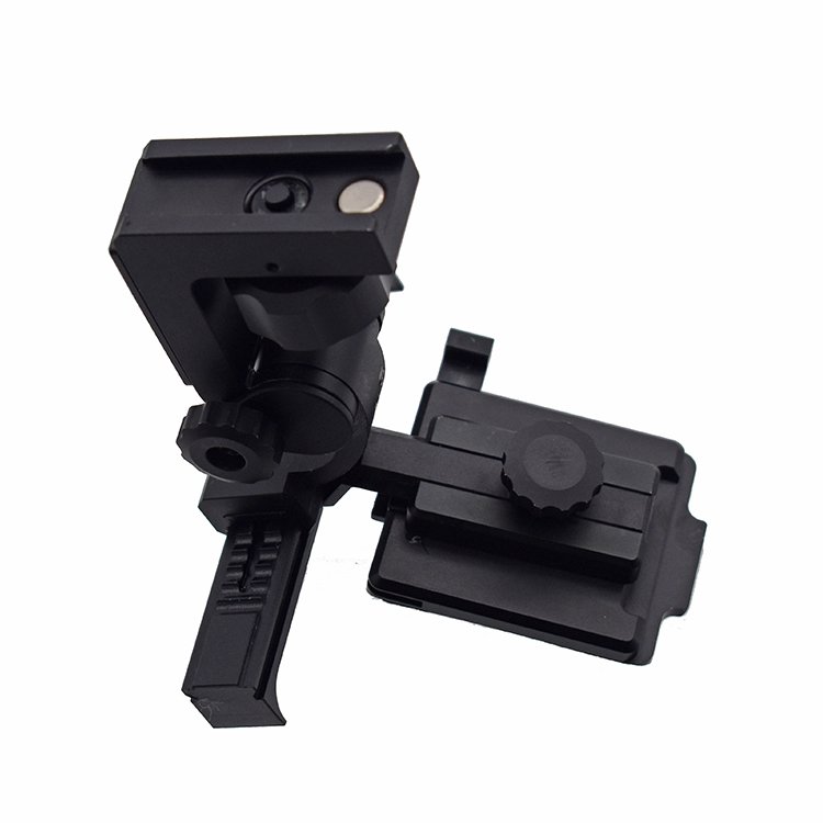 LinduNV Universal Night Vision Black High Strength Aviation Aluminum Alloy Helmet Mount