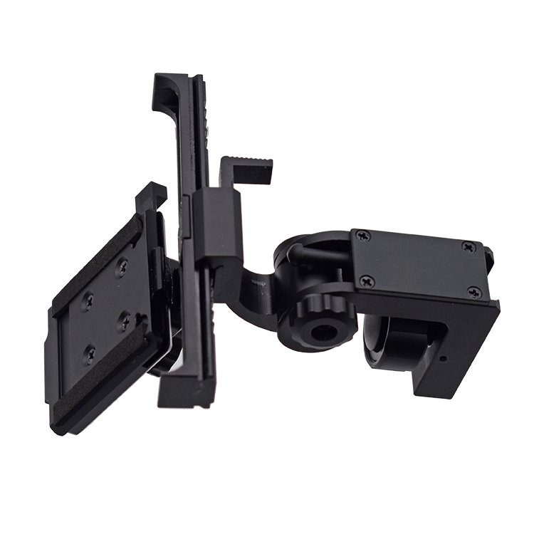 LinduNV Universal Night Vision Black High Strength Aviation Aluminum Alloy Helmet Mount