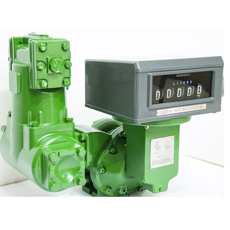 Green M50C Positive Displacement Flow Meter for Aviation Gasoline and Jet Fuels Industrial Flow Meters