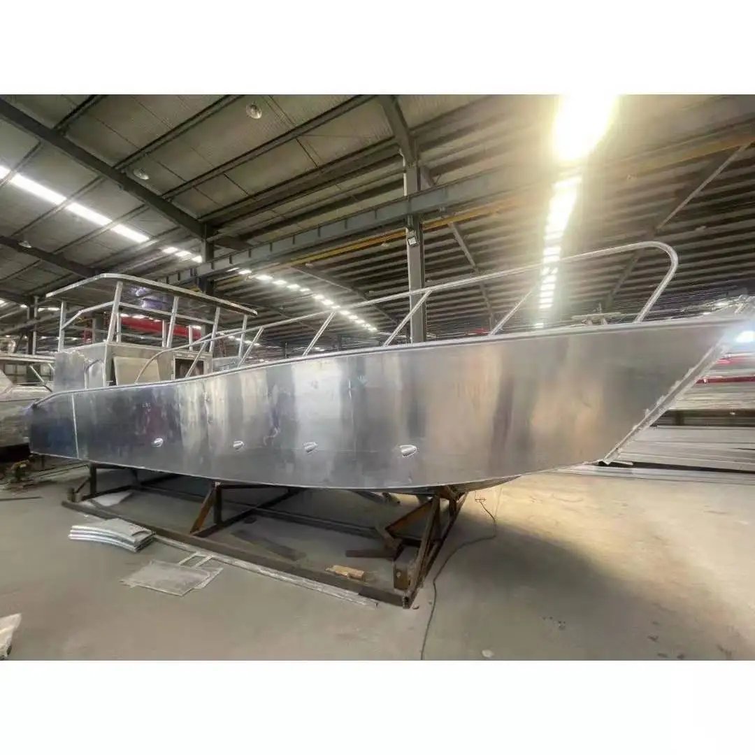 Aluminum Landing Craft Boat Heavy Duty Landing Craft Ship 2 Ton Capacity Landing Craft