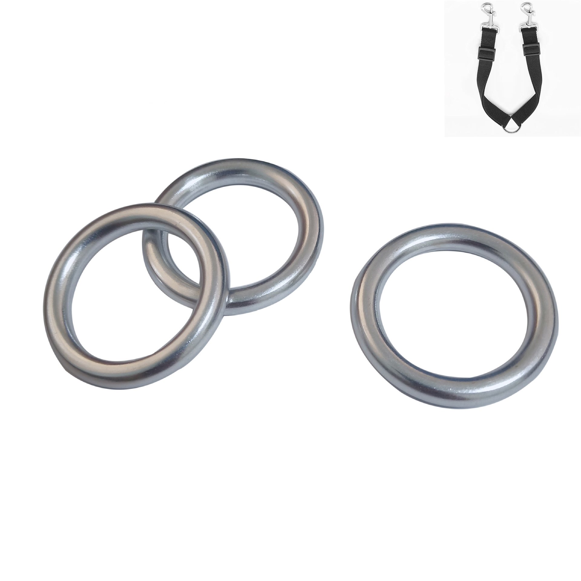 Aviation Aluminum O Rings for Pet Collars Leashes & Harnesses for Dogs